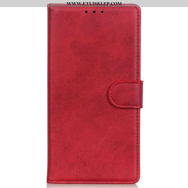 Skórzany Futerał do Xiaomi 13 Pro Matowa Sztuczna Skóra